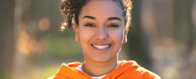 Girl received orthodontics